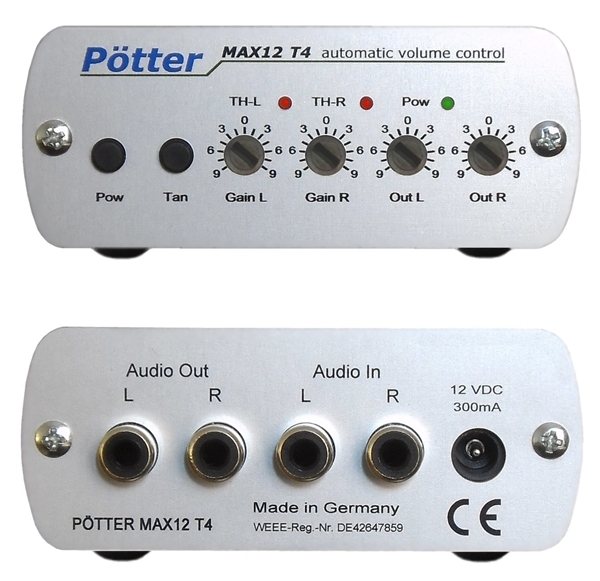 MAX12 T4 automatik volume control