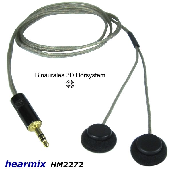 Binaurales HQ stereo Kondensatormikrofon hearmix HM2272