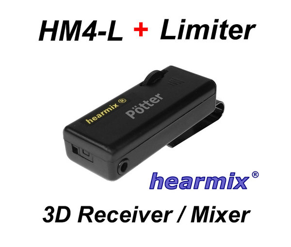 3D Receiver HM4-L Mikrofonmixer Bodypack mit Limiter