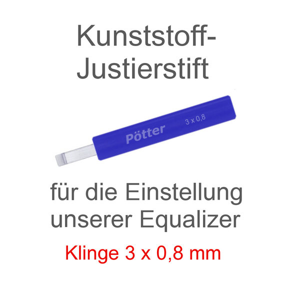 Justierstift 3 x 0,8 mm für alle EQ Stelltrimmer